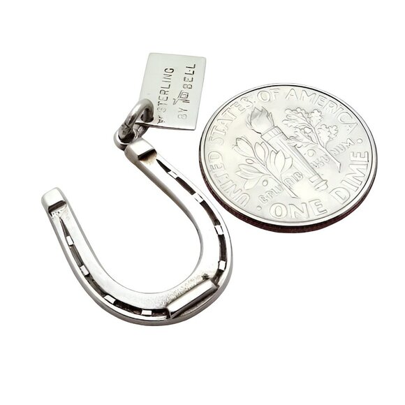 Vintage Sterling Silver Bell Trading Post Churchill Downs Horseshoe Charm - Picture 2 of 5